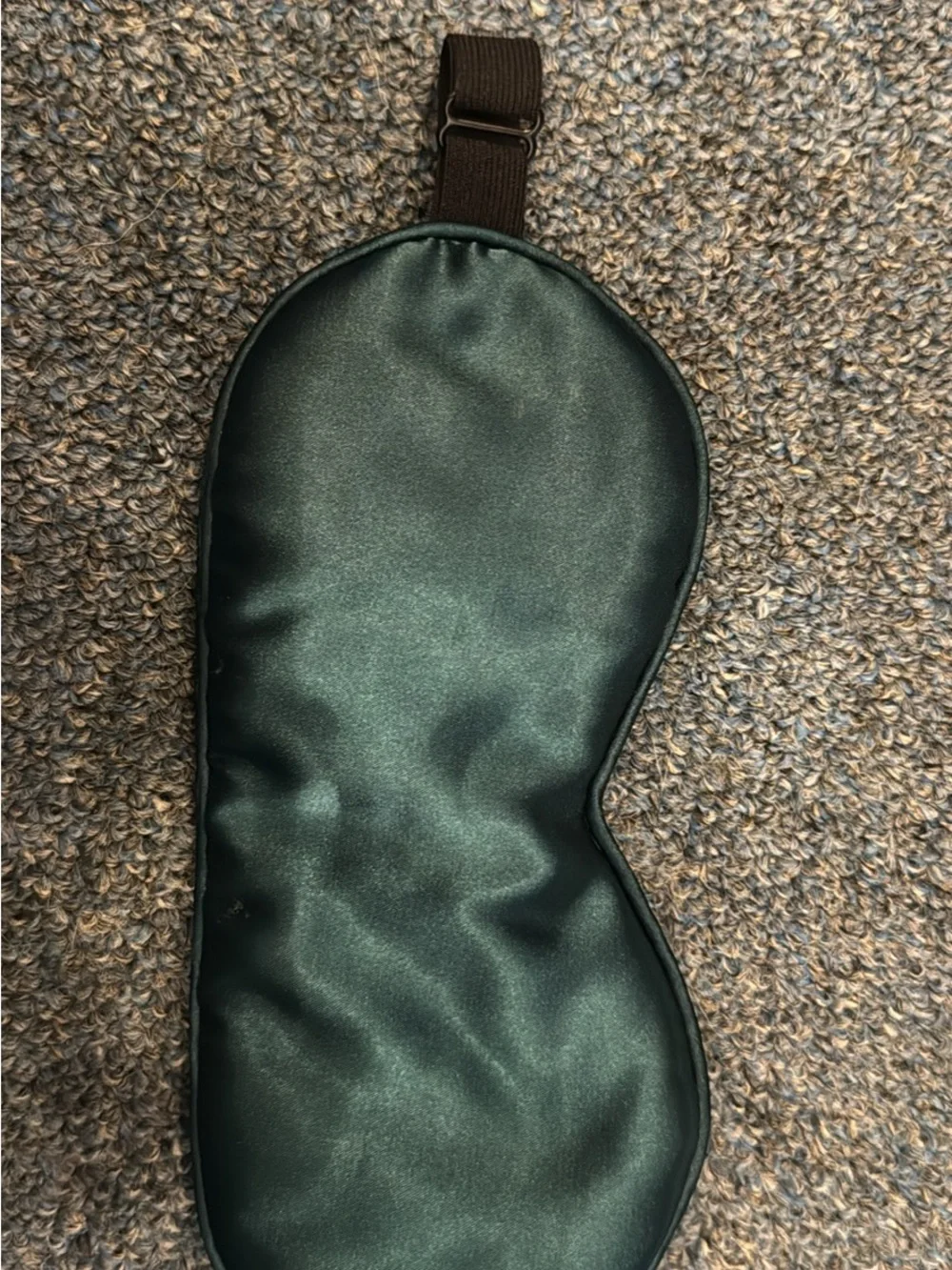 Silk-Like Dark Teal Sleep Mask for Men